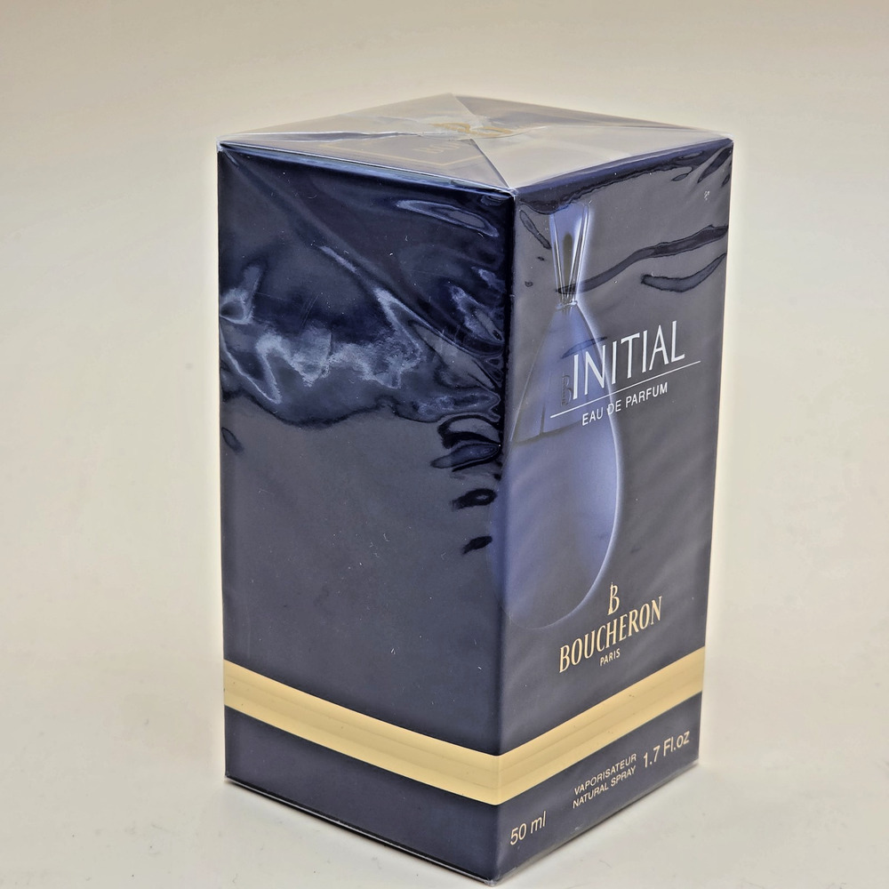 Vintage INITIAL by BOUCHERON 1.7 FL oz / 50 ML Eau De Parfum Spray New Sealed - Picture 2 of 11
